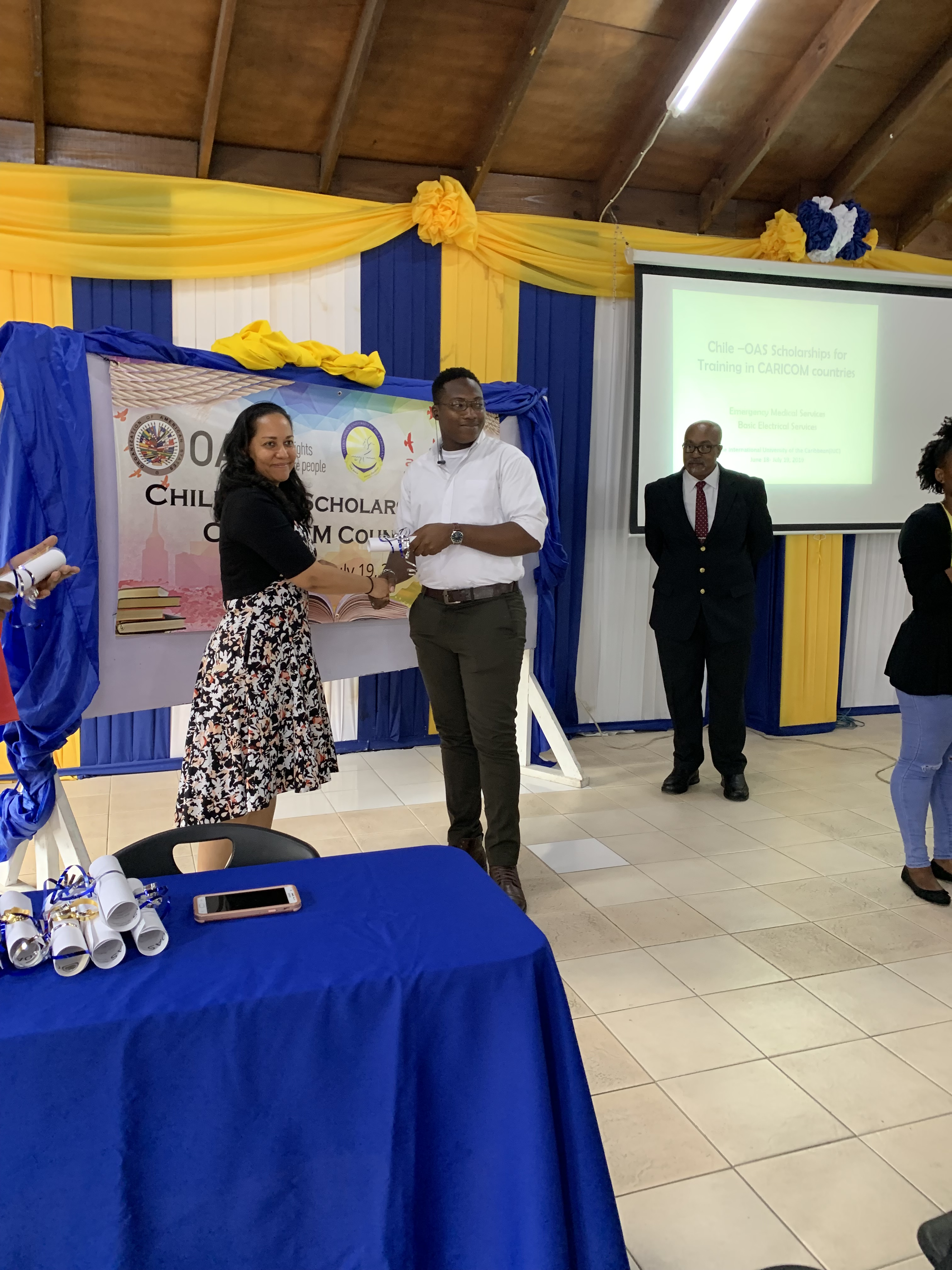 Closing Cermony, "OAS – Chilean Government Training Project for CARICOM Countries"(July 26, 2019)